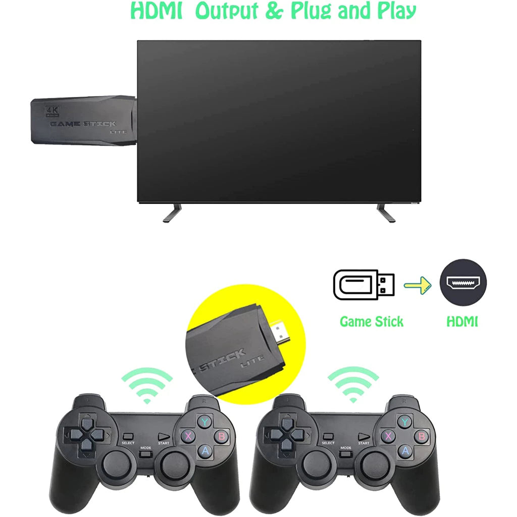 CONSOLA VIDEO JUEGO RETRO VERDE M8